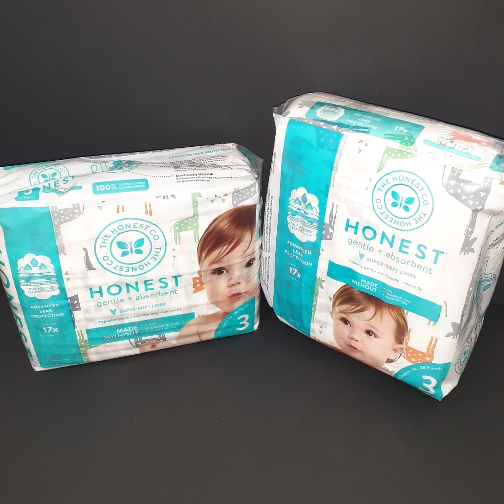 Honest diapers size 3 bundle